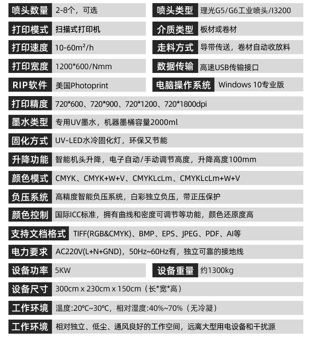 1200卷材打印機參數(shù)